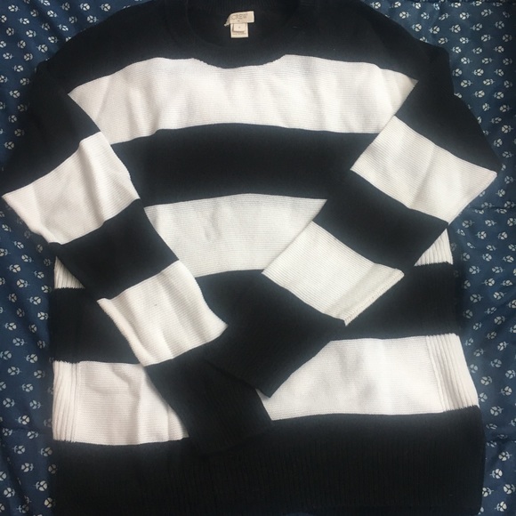 Black & White Striped Sweater